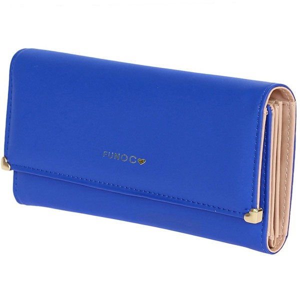 FUNOC Leather Wallet Credit Clutch