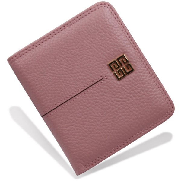 Womens Compact Bi fold Leather Pocket