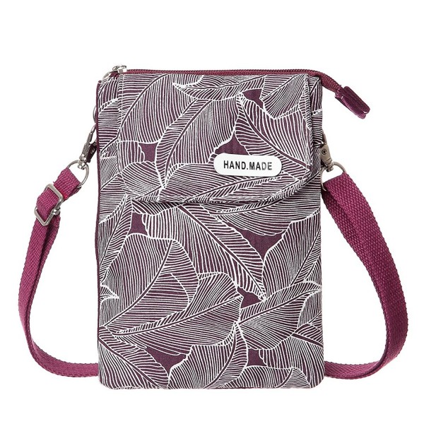 Phone Wallet Canvas Pattern Crossbody