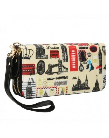 Wallet Clutch Vintage Canvas Pocket