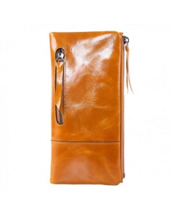 AINIMOER Fashion Leather Vintage Billfold