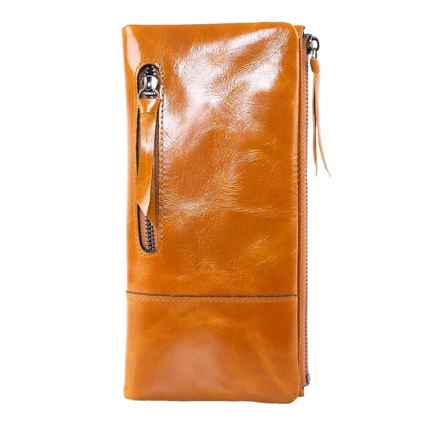 AINIMOER Fashion Leather Vintage Billfold