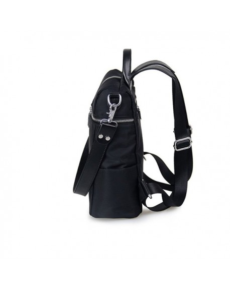Water resistant Women Nylon Backpack Girl Schoolbags Casual Rucksack ...