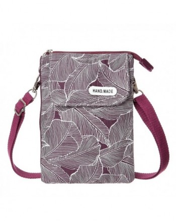 Phone Wallet Canvas Pattern Crossbody