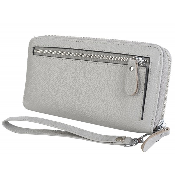 YALUXE Leather Security Wristlet Passport