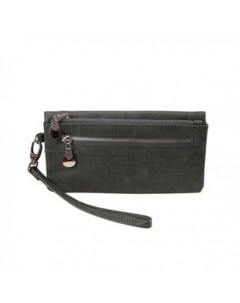 HDE Leather Multi Function Zippered Wristlet