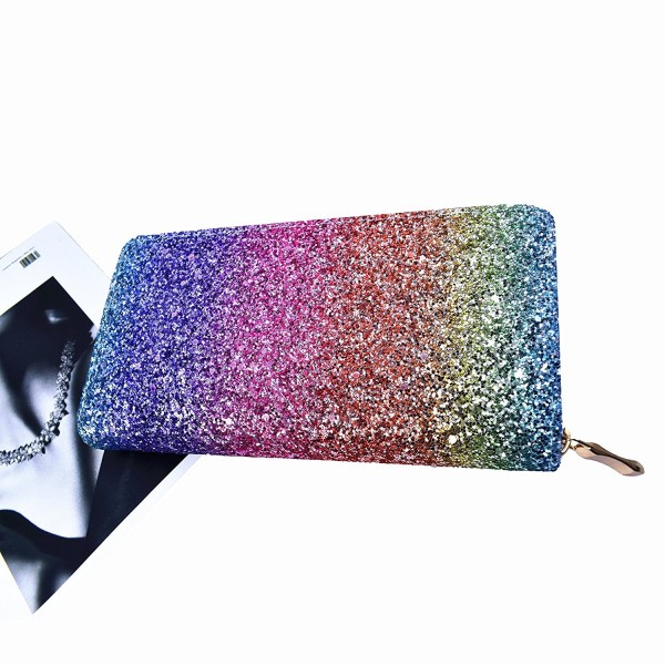 Glitter Wallet for Women Shiny Handbag Long Purse Elegant Clutch Ladies ...