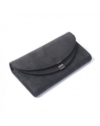 JUMENG Wallet Leather Trifold Holders