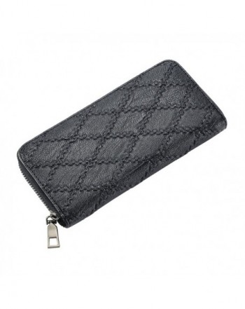 Around Leather Clutch Handbag Wallet