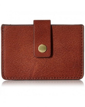 Fossil Mini Wallet Brown Size