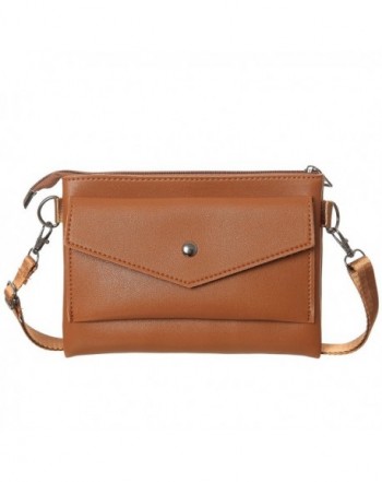 Small Crossbody Synthetic Leather Wallet