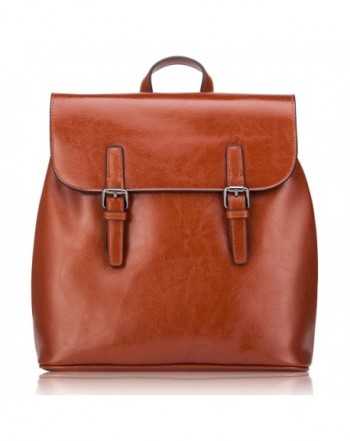 Genuine Leather Backpack Travelling Vintage