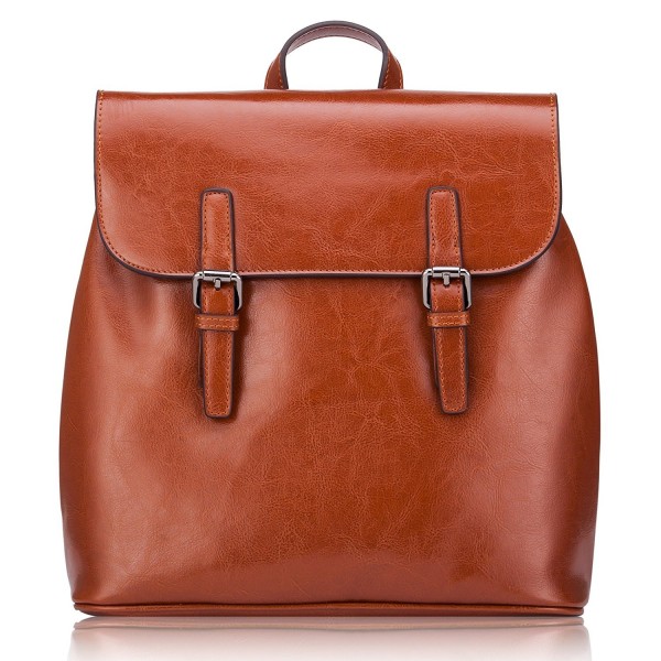 Genuine Leather Backpack Travelling Vintage