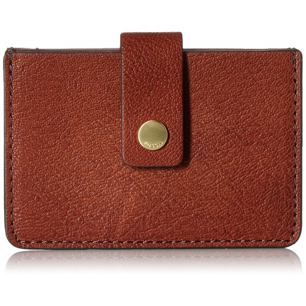 Fossil Mini Wallet Brown Size