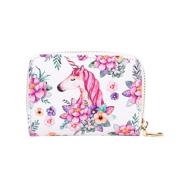 OURBAG Cartoon Accordion Leather Unicorn