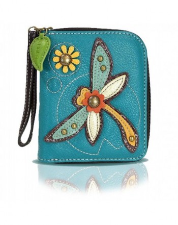 Around Wallet Wristlet Credit Leather