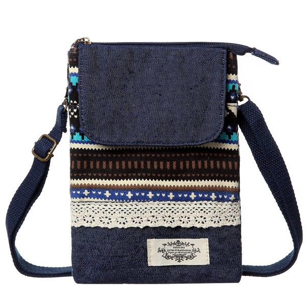 Phone Wallet Canvas National Crossbody