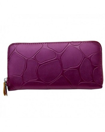 Fonshow Leather Wallets Capacity Handbag