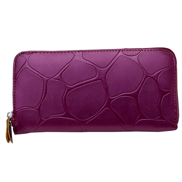 Fonshow Leather Wallets Capacity Handbag