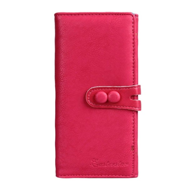 Womens Bi fold Button Clutch Wallet