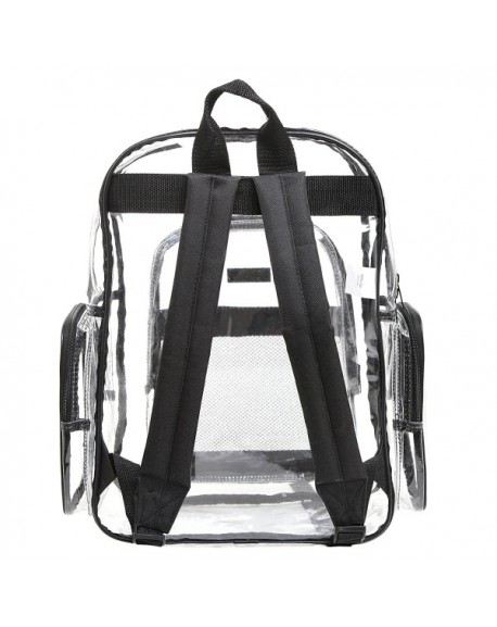 Clear Transparent PVC Multi-pockets School Backpack/ Outdoor Backpack ...