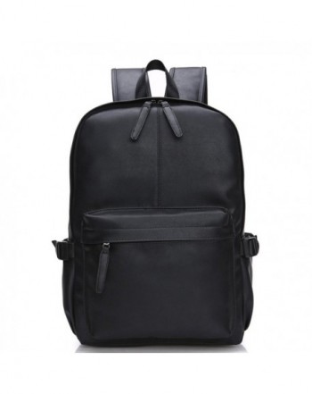 Vintage Synthetic Leather College Backpacks