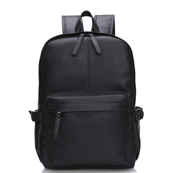 Vintage Synthetic Leather College Backpacks