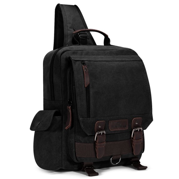 Plambag Canvas Backpack Travel Crossbody