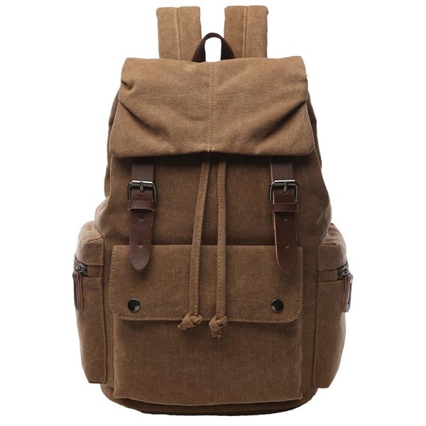 Yousu Vintage Canvas Backpack Rucksack