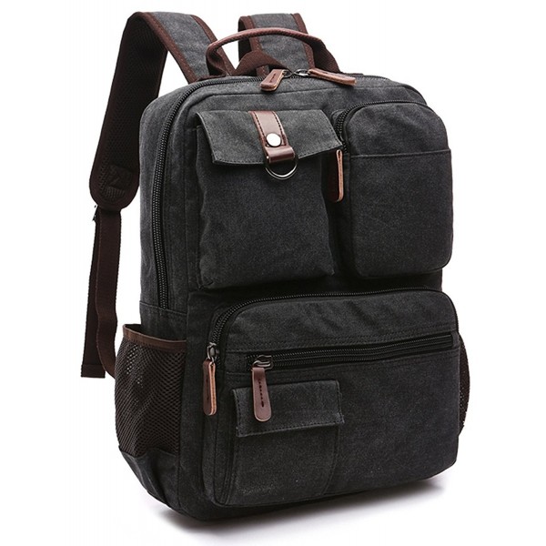 Yousu Canvas Backpack School Daypack