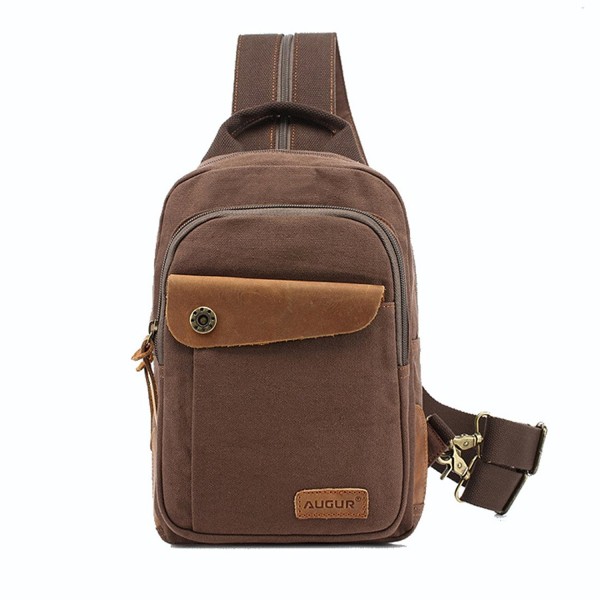 Mini Backpack PurseCanvas Sling Rucksack Small Backpack - Coffee ...
