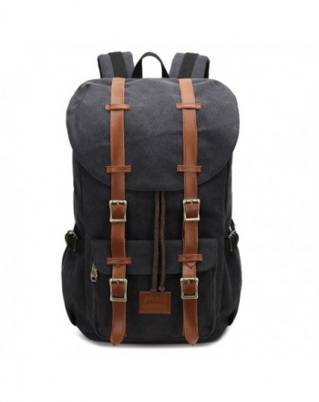 Canvas Laptop School Backpack Daypack