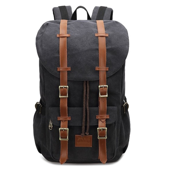 Canvas Laptop School Backpack Daypack