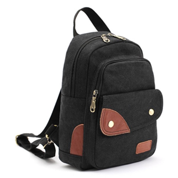 CLELO Vintage Canvas Rucksack Backpack