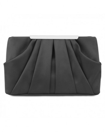 Pleated Evening Handbag Detachable Cocktail