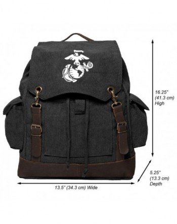 Marine Semper Fidelis Rucksack Leather