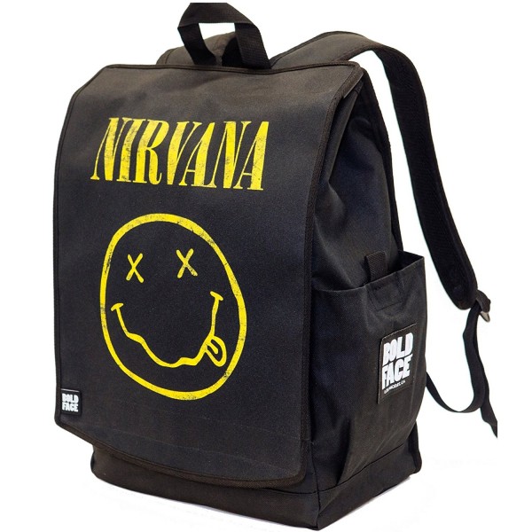 Nirvana Backpacks Yellow Smiley Face