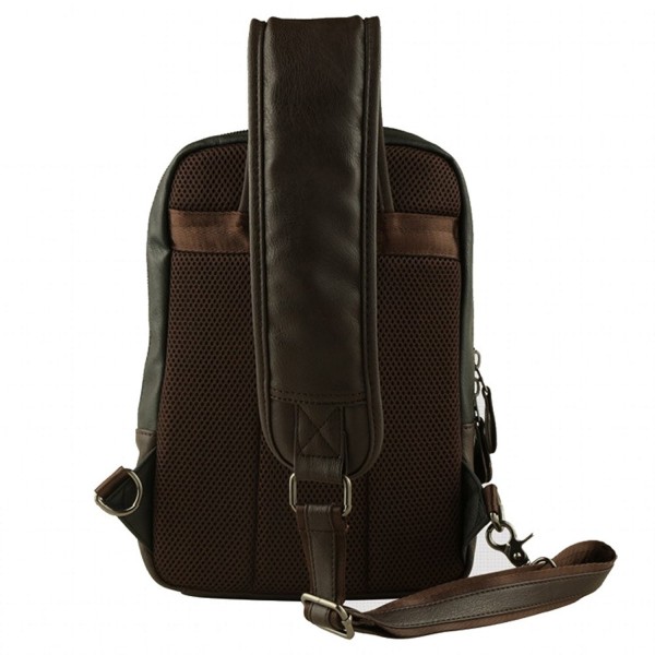 Multipurpose Daypacks Shoulder Unbalance Crossbady - Brown - C517Z3G8XK7