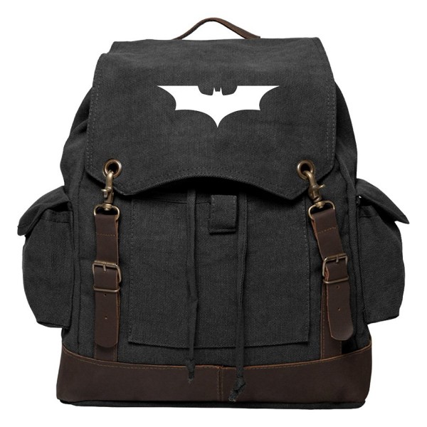 Batman Begins Rucksack Backpack Leather