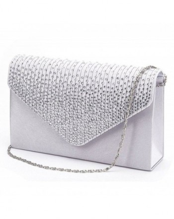 Gyeitee Rhinestone Envelope Shoulder Detachable