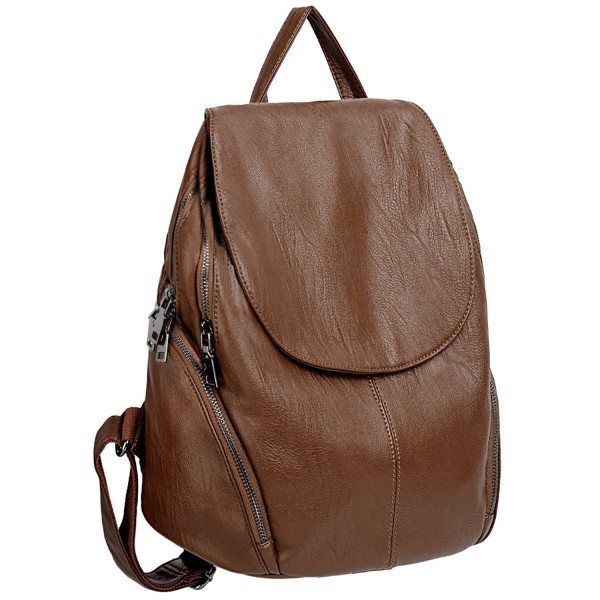 UTO Backpack Capacity Rucksack Bag_Brown