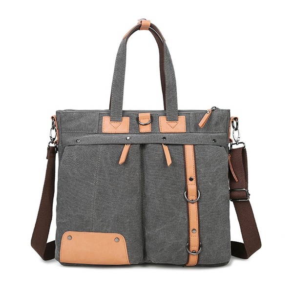 Hybrid Canvas Backpack Briefcase Messenger Bag for up to 15.6 inch ...