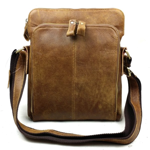 BAIGIO Leather Crossbody Handbag Messenger Bag Satchel Shoulder Bags ...