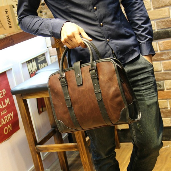 New men's fashion handbag bag business bag briefcase men bag - C312MYLHYUY