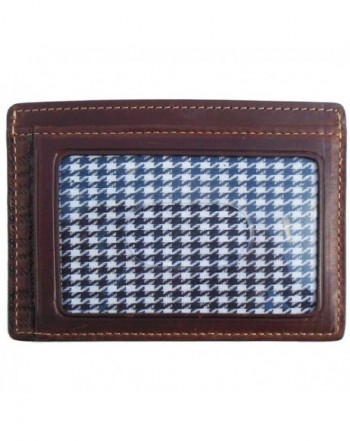 Boconi Weekender Antiqued Mahogany Houndstooth