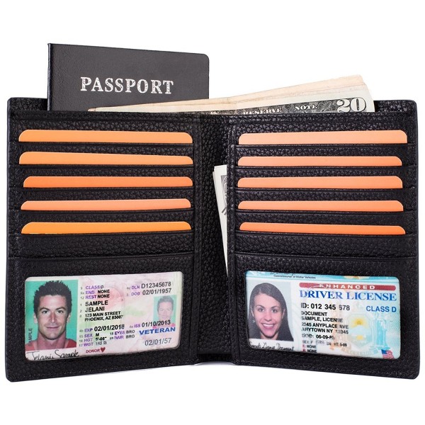 Multi Purpose Passport Genuine Leather Blocking