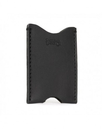 Saddleback Leather Sleeve Wallet - 100% Full Grain Leather Thin Credit Card Holder - 100 Year ...