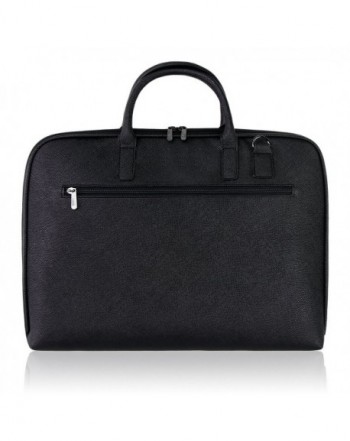 Shoulder Water resistant Notebook Ultrabook Briefcase - Black - C0183UY6C34