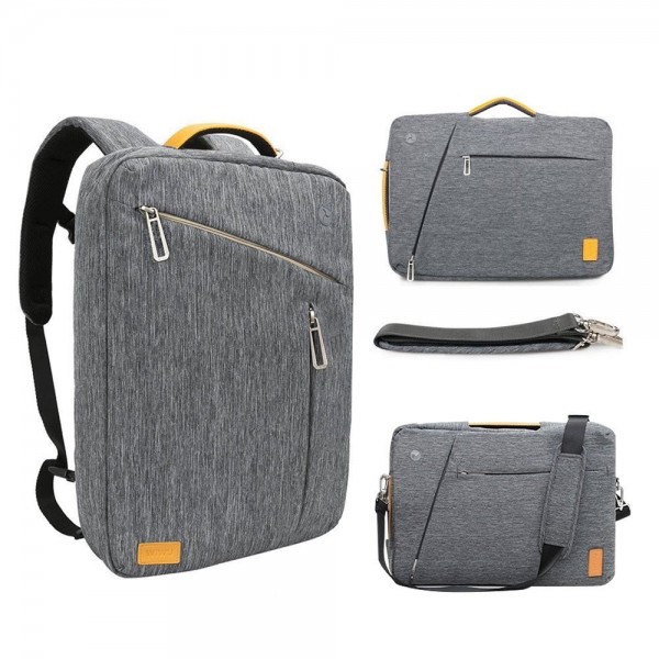 17.3 Inch Convertible Laptop Backpack Gray