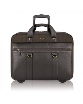 Solo Macdougal Rolling Laptop Brown